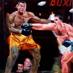Smash Class - 42" X 42" - Oil on Canvas