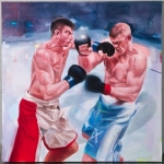 Punch - 42" X 42" - Oil on Canvas