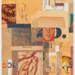 Man in a Garden - 12" x 15" - Collage