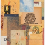 Woman in a Garden - 12" x 15" - Collage