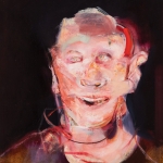 Laughing Man - 12" x 10" - Oil on Paper