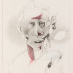 Open Mike - 9" x 12" - Pencil on Paper
